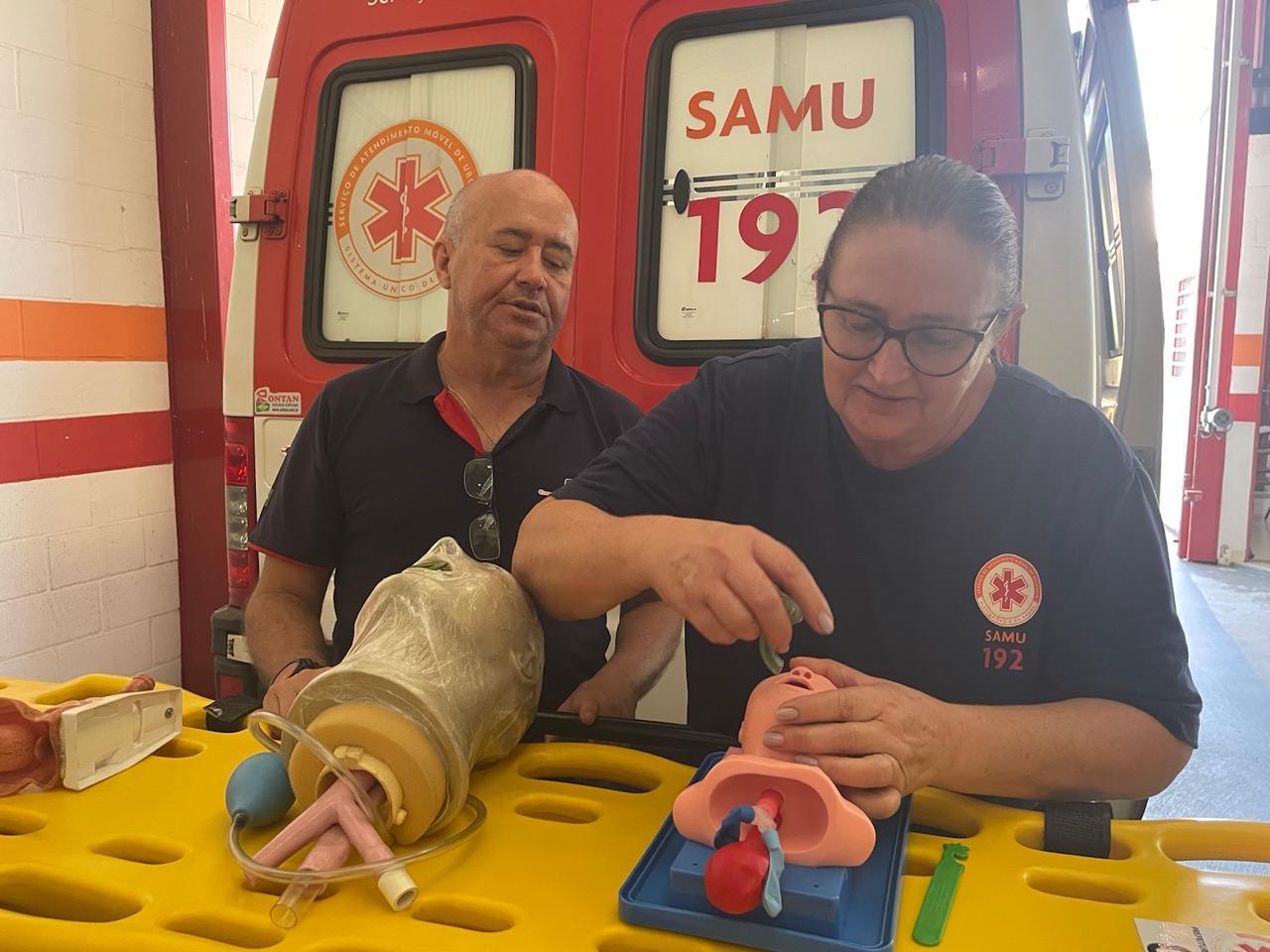 Sala presencial dedicada ao resgate pré-hospitalar